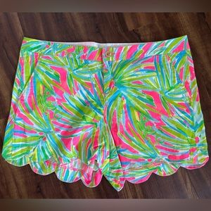 EUC Lilly Pulitzer Buttercup Shorts, Size 14